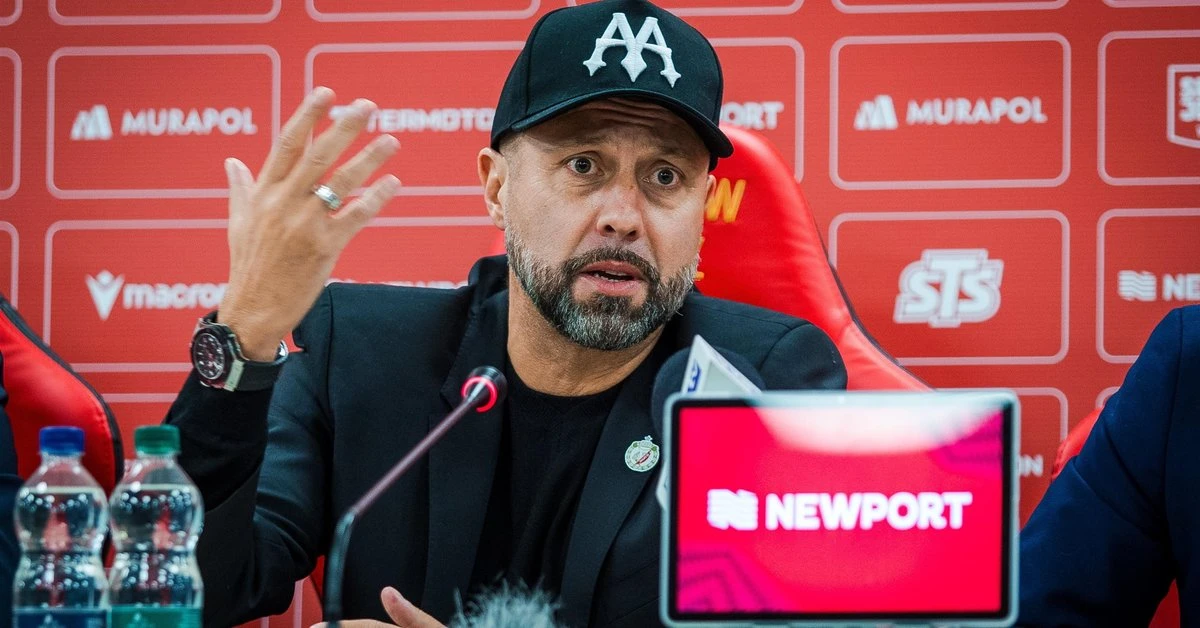 Nowy trener Widzewa zabrał głos. Stanowcze słowa. 