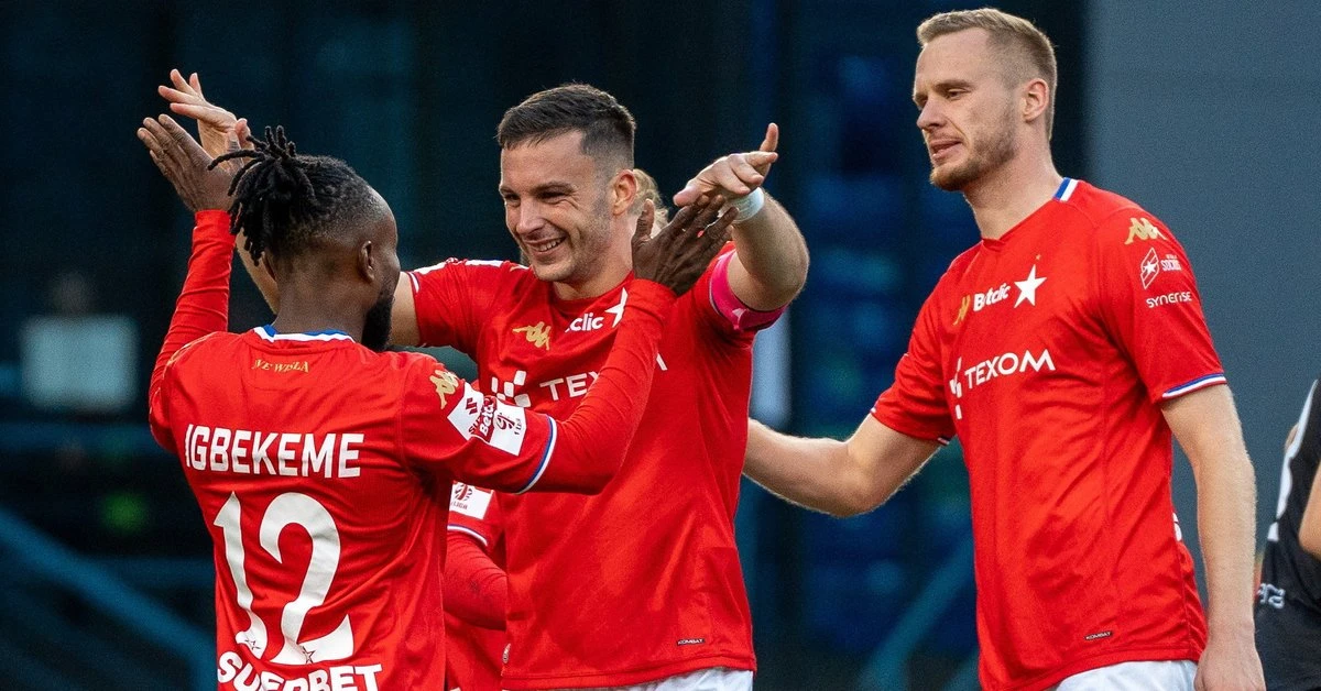 Wisła Kraków nie zwalnia tempa. Kluczowe rozstrzygnięcia w Betclic 1. Lidze