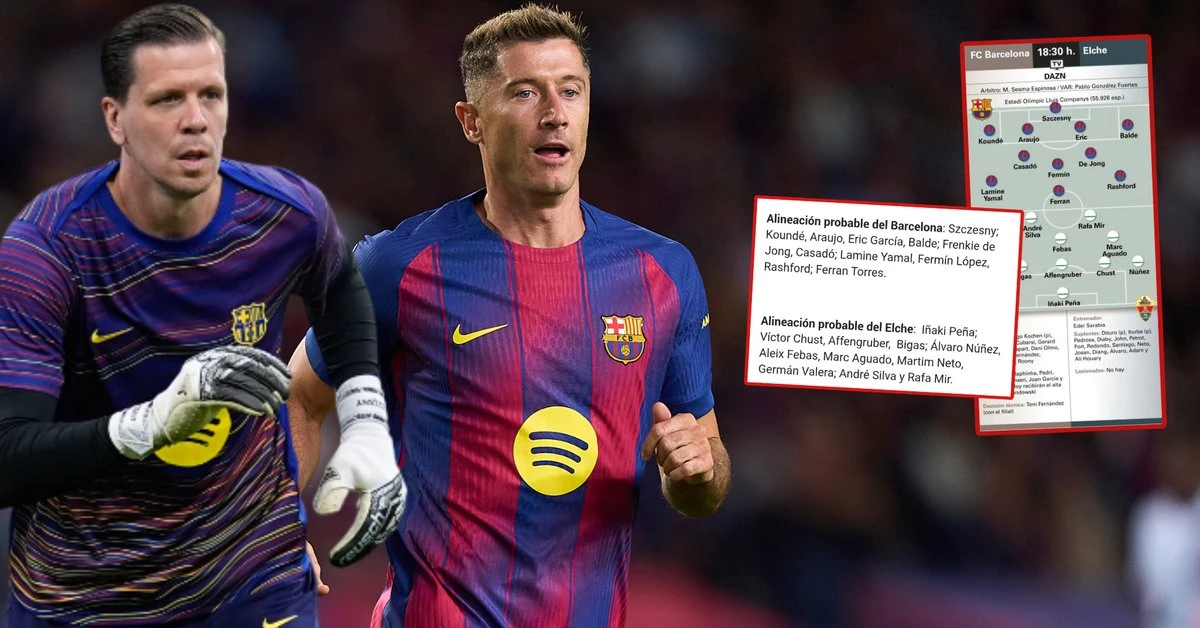 Oto skład Barcelony. Jest decyzja w sprawie Lewandowskiego