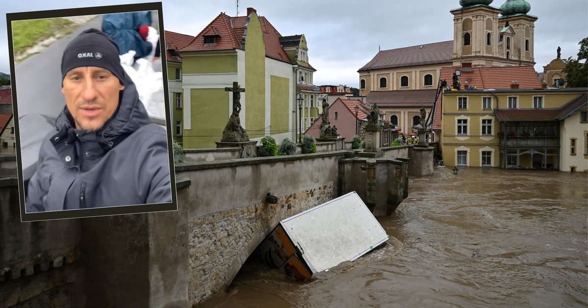 Grał w reprezentacji Polski, teraz walczy z powodzią! Ruszył do pomocy