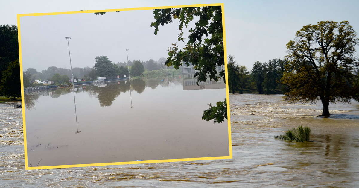 Kilka miesięcy temu zbudowali stadion. Zalała go powódź. 