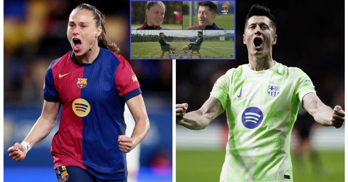 Ewa Pajor i Robert Lewandowski w Barca TV. Co za słowa o Polsce