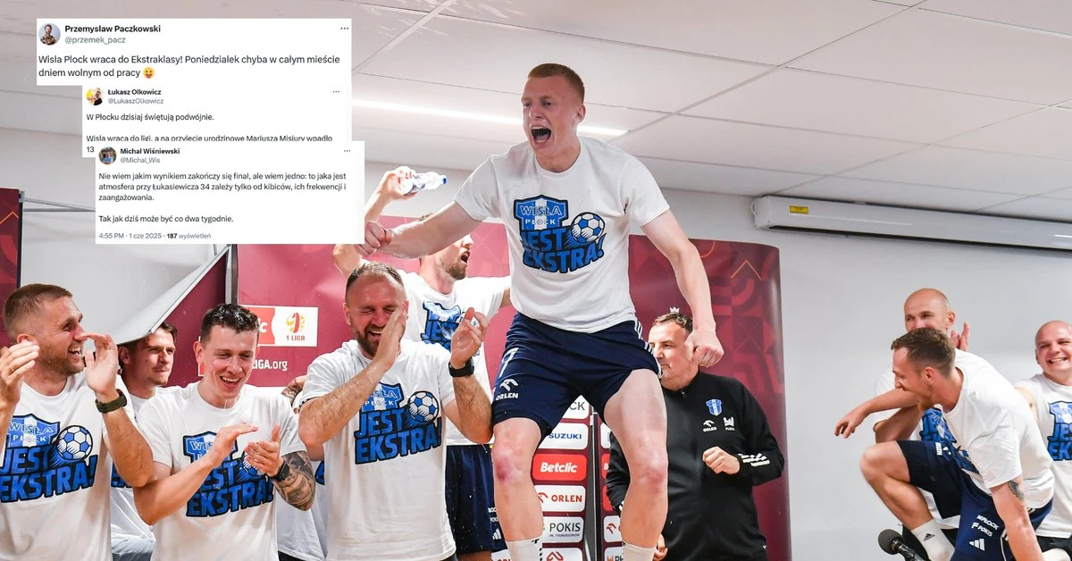 Tak świętowali awans do Ekstraklasy. Co za radość! Wszystko nagrali