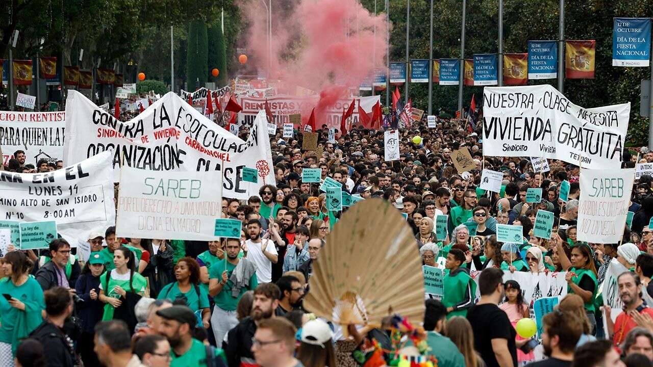 „Chcemy tanich mieszkań!” Potężne protesty w Barcelonie i Madrycie