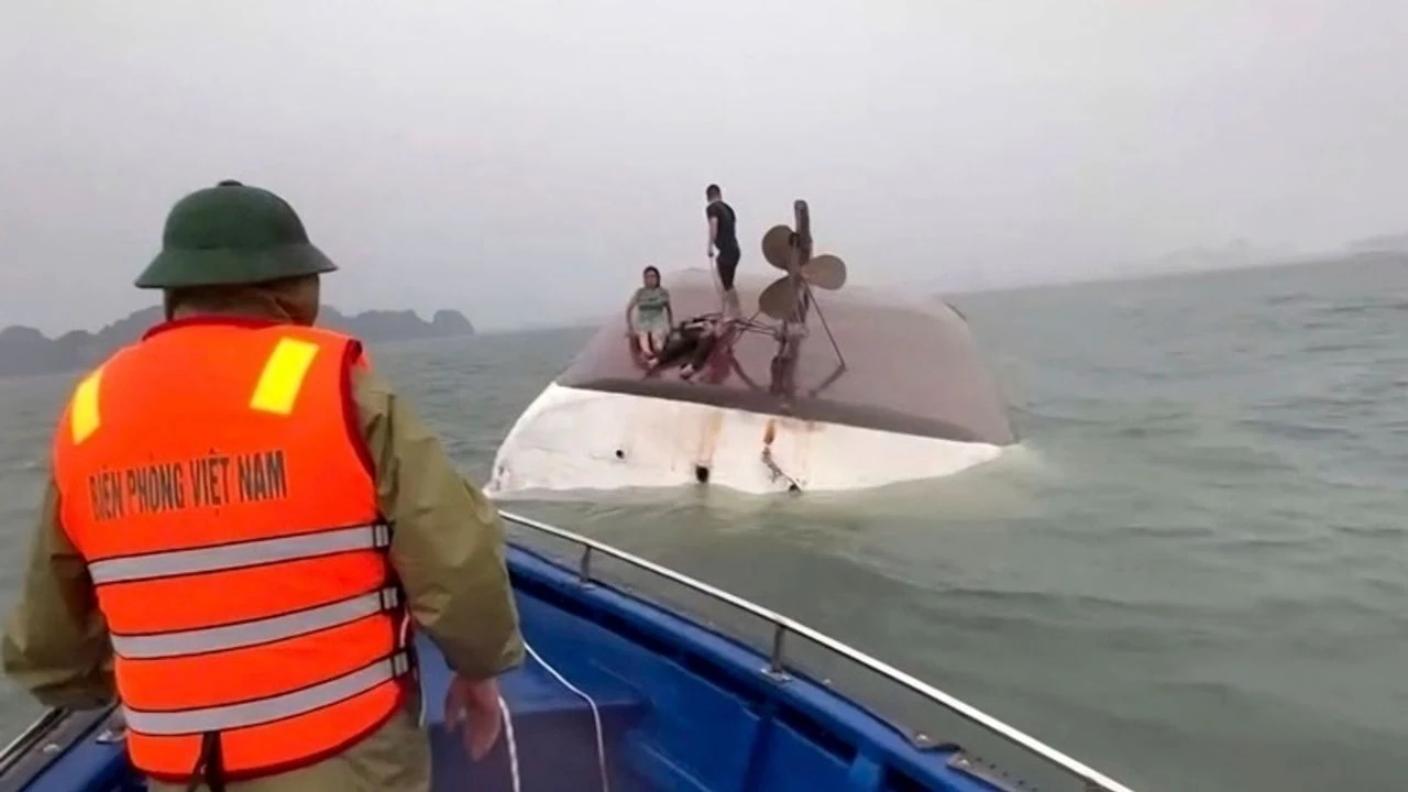  Sztorm zatopił łódź turystyczną w zatoce Ha Long. Co najmniej 27 ofiar