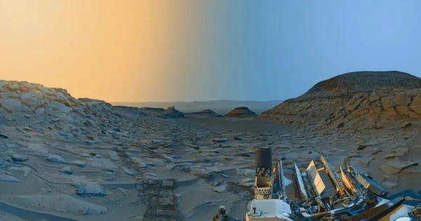 Robô Curiosity da Nasa captura 'cartão postal' em Marte