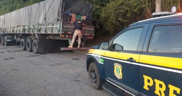PRF apreende carregamento com mais de 15 mil litros de cerveja na BR-267