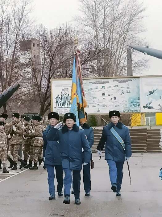 70 военнослужащих срочной службы воинской части города Серебрянска «проводили в запас»