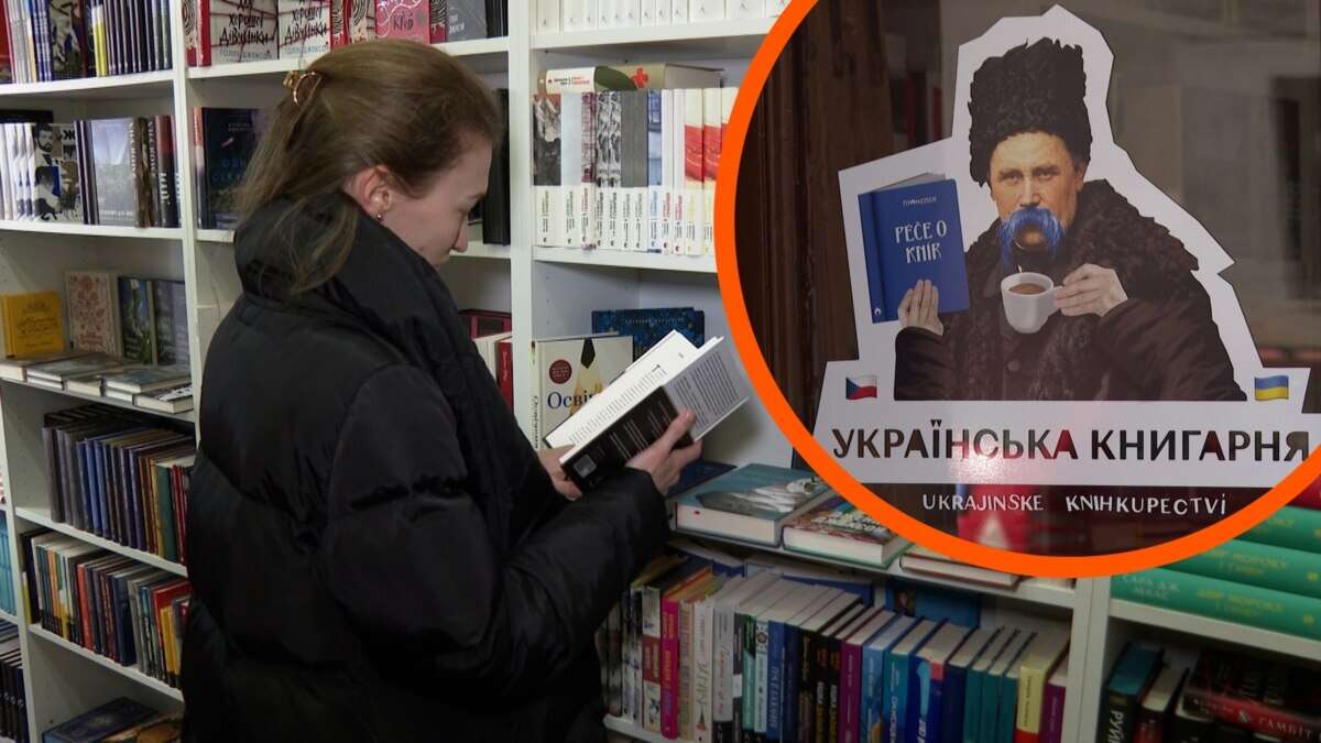 «Вуса Шевченка»: що читають у першій українській книгарні в Празі