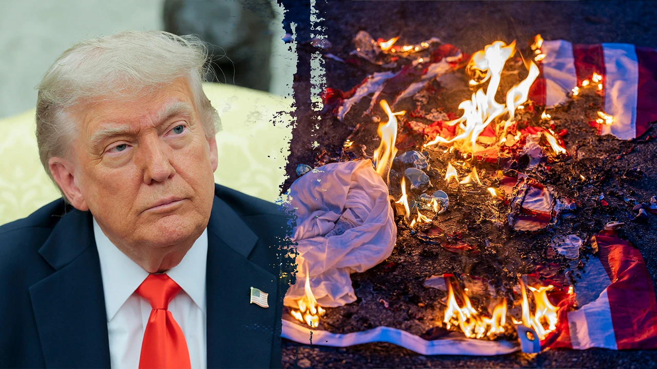 JONATHAN TURLEY: Trump's bold flag-burning crackdown sets up big fight down the road