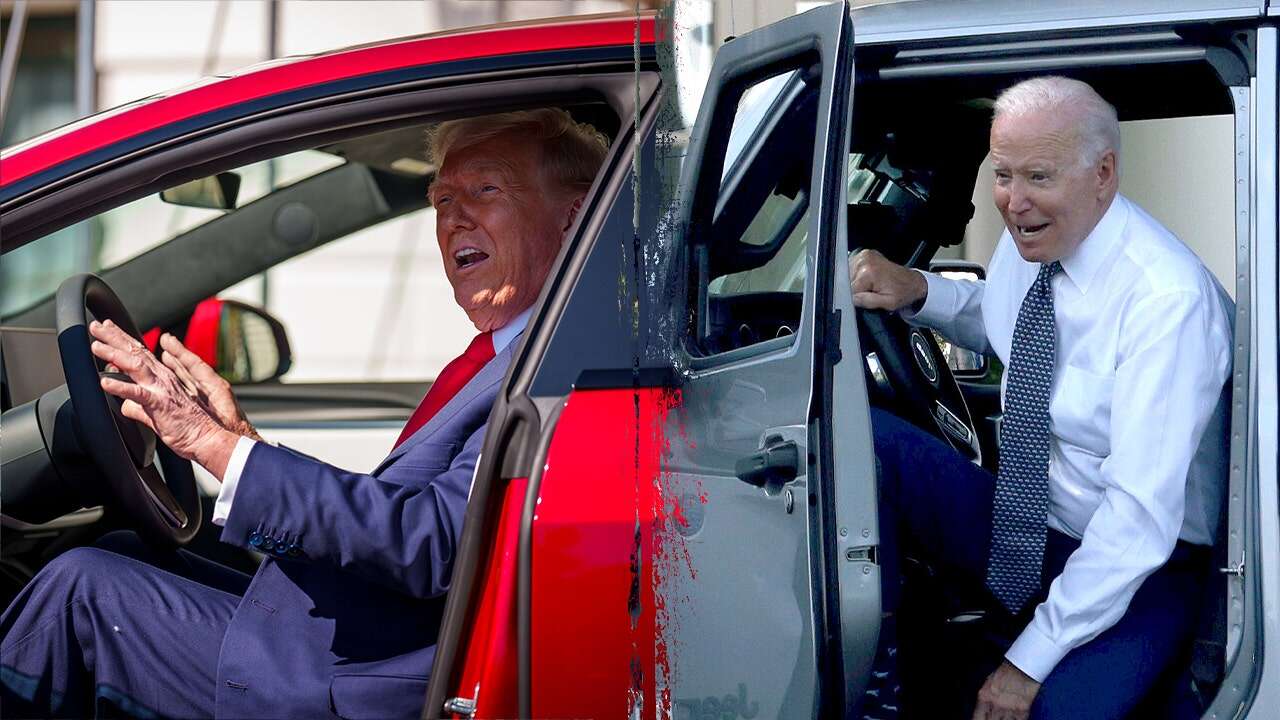 FLASHBACK: Biden also paraded electric vehicles at the White House when he drove a Jeep Wrangler in 2021