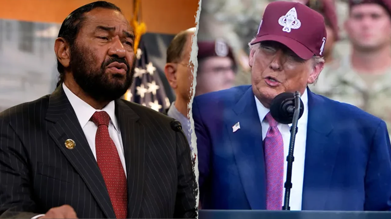 WATCH: Texas Dem censured for heckling Trump renews push to impeach presidential 'Goliath'
