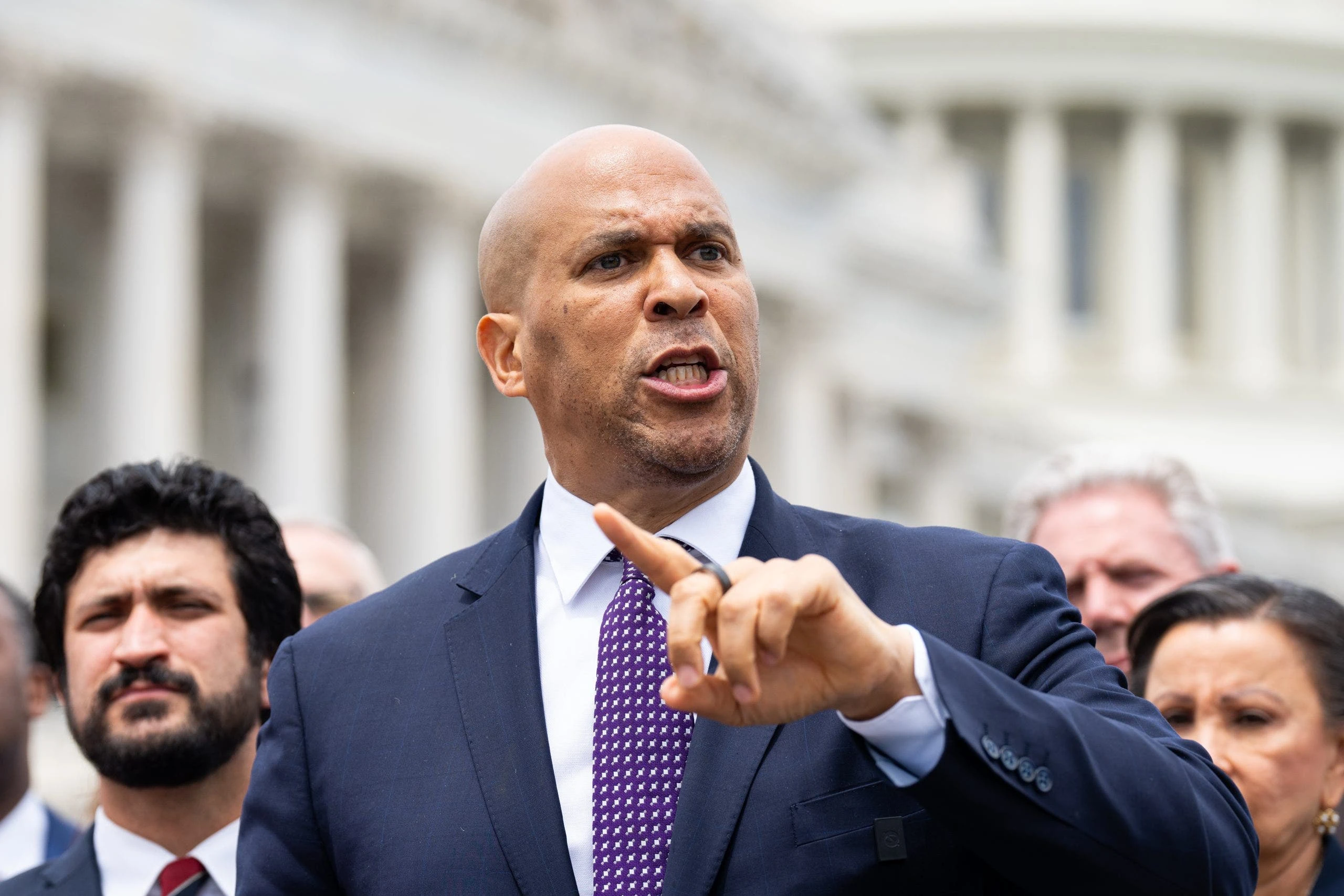 ‘Profound cowardice’: Booker slams Waltz for 'failure of leadership,' Signalgate accountability