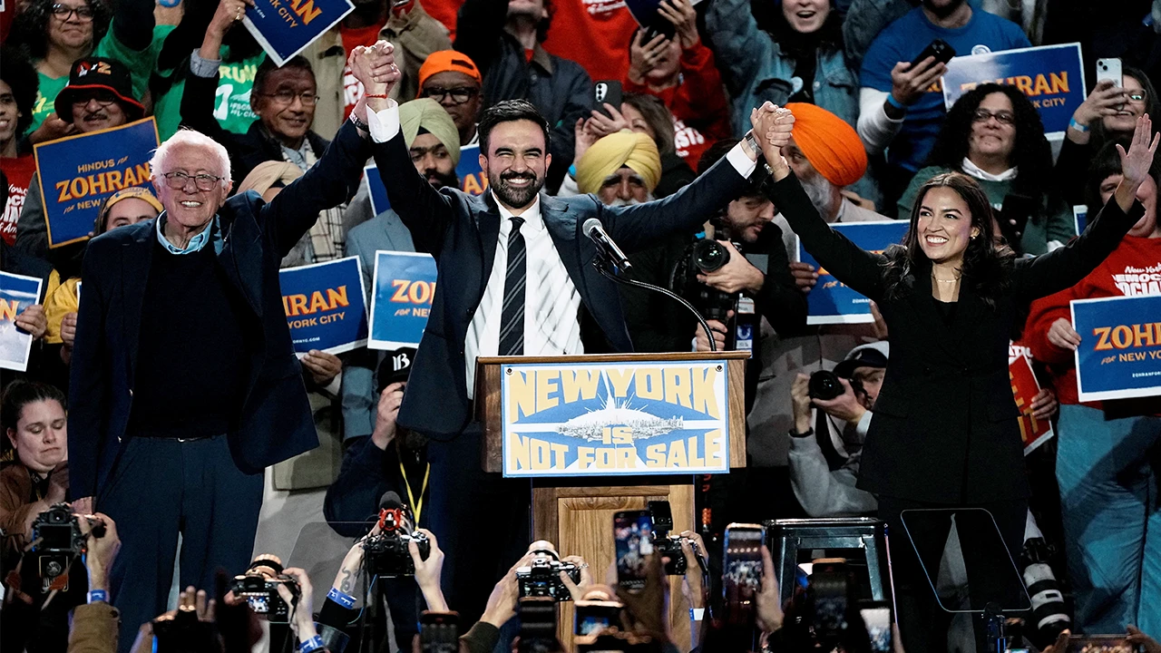 NYC voters embrace democratic socialism as AOC, Sanders stump for Mamdani