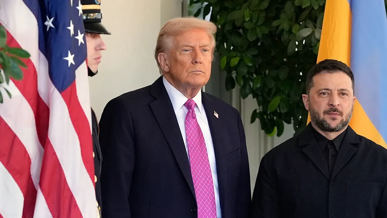 Trump says 'tremendous bad blood' between Zelenskyy, Putin delaying peace deal despite Middle East momentum