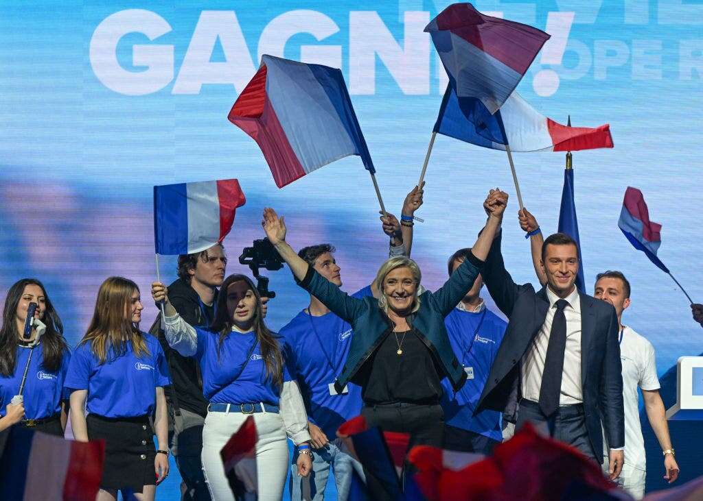 French right in commanding position as 'fed up' voters prepare to send Macron message in elections