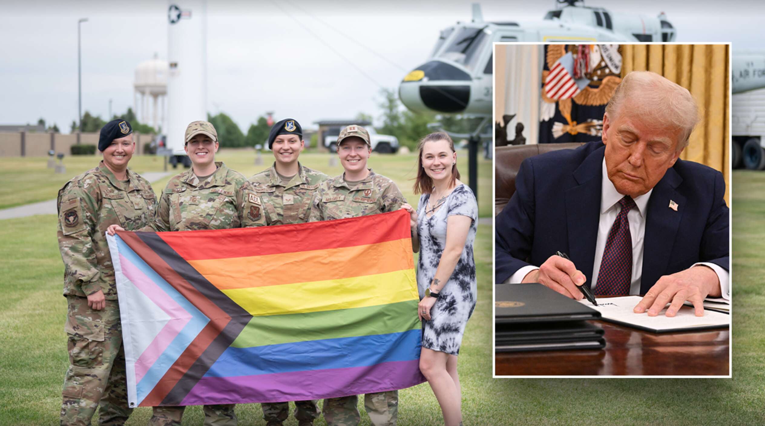 Transgender service members and rights groups file suit against Trump's Pentagon directive