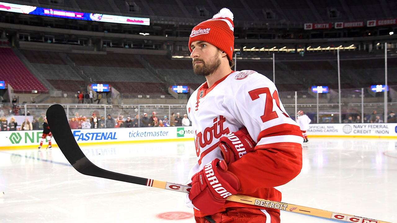 Red Wings star Dylan Larkin mocks Ohio Stadium ahead of NHL Stadium Series game: 'Ugliest stadium'