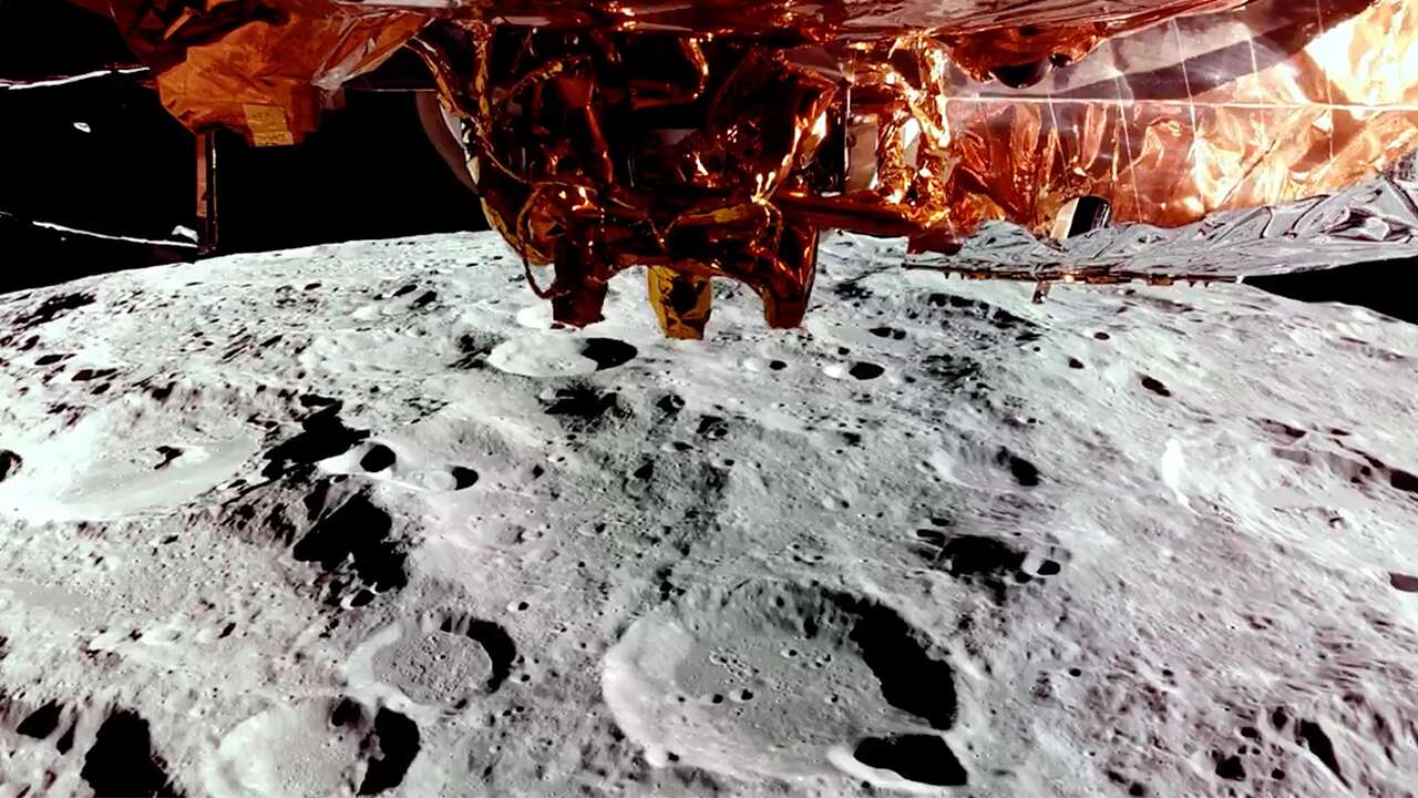 Private lunar lander Blue Ghost lands on the moon with equipment for NASA