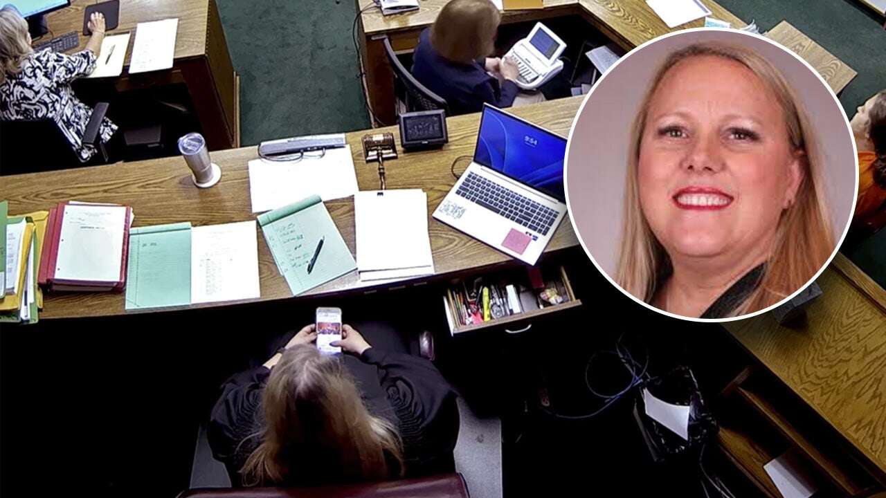 Oklahoma chief justice calls for removal of judge caught texting during 2-year-old's murder trial