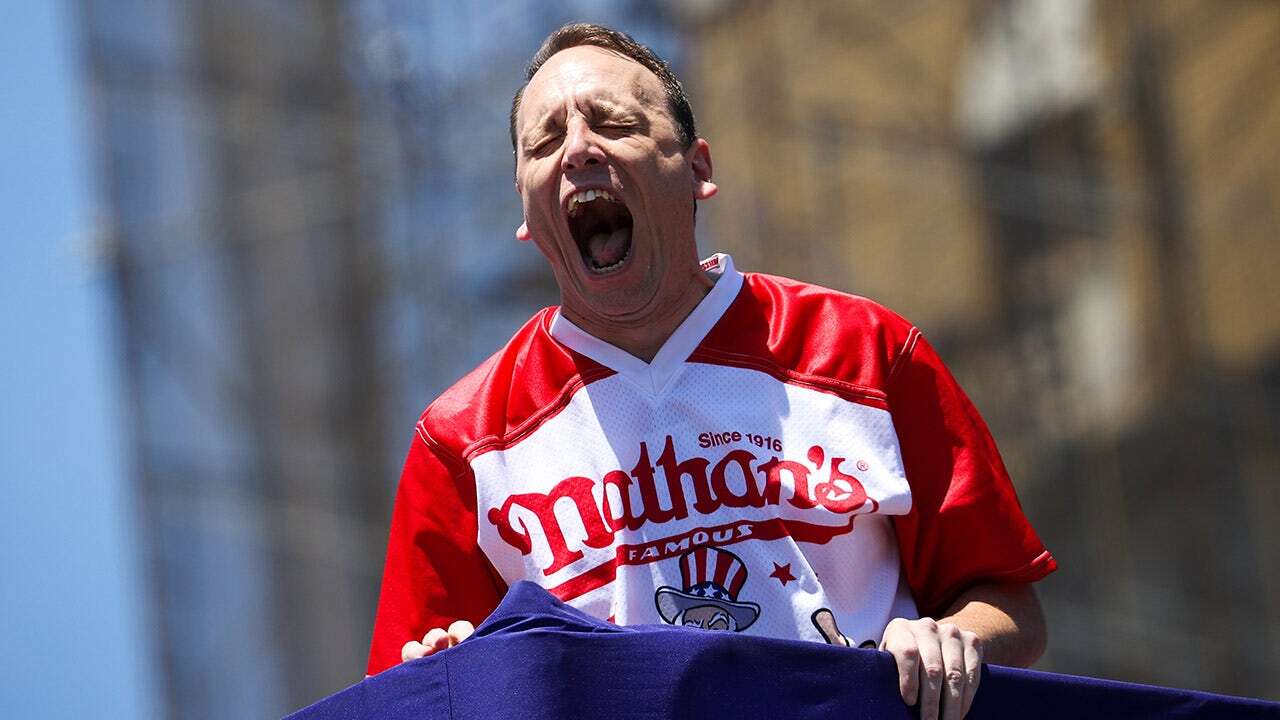 Joey Chestnut's rival says winner of Nathan's Hot Dog Eating Contest this year will have 'huge asterisk'