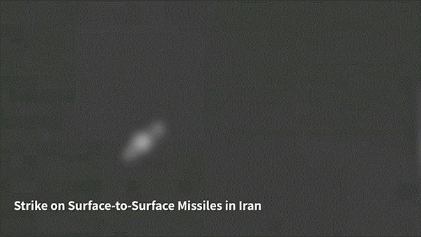 Israel releases video of strike on Iranian ballistic missiles aimed at Jewish state