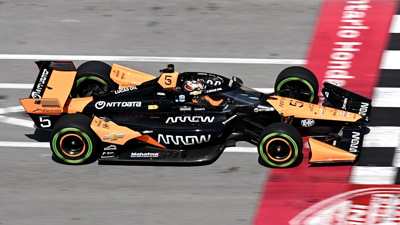 Mexican IndyCar driver 'caught off guard' by ICE's 'Speedway Slammer' post on social media