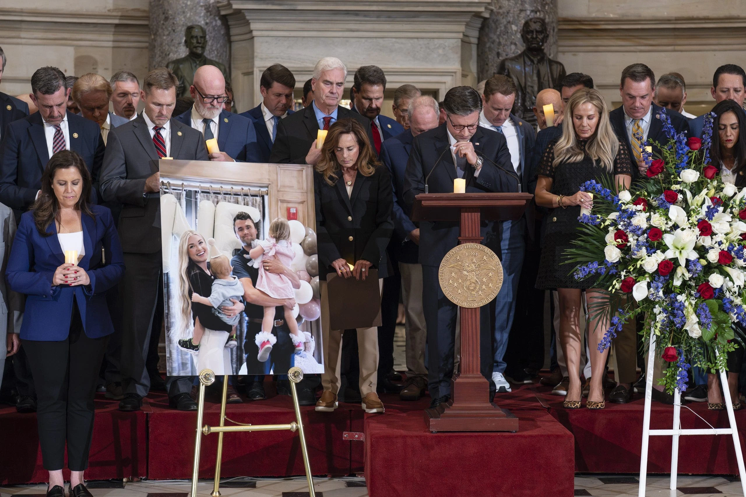 House Republicans honor Charlie Kirk while Dem leaders skip Capitol prayer vigil