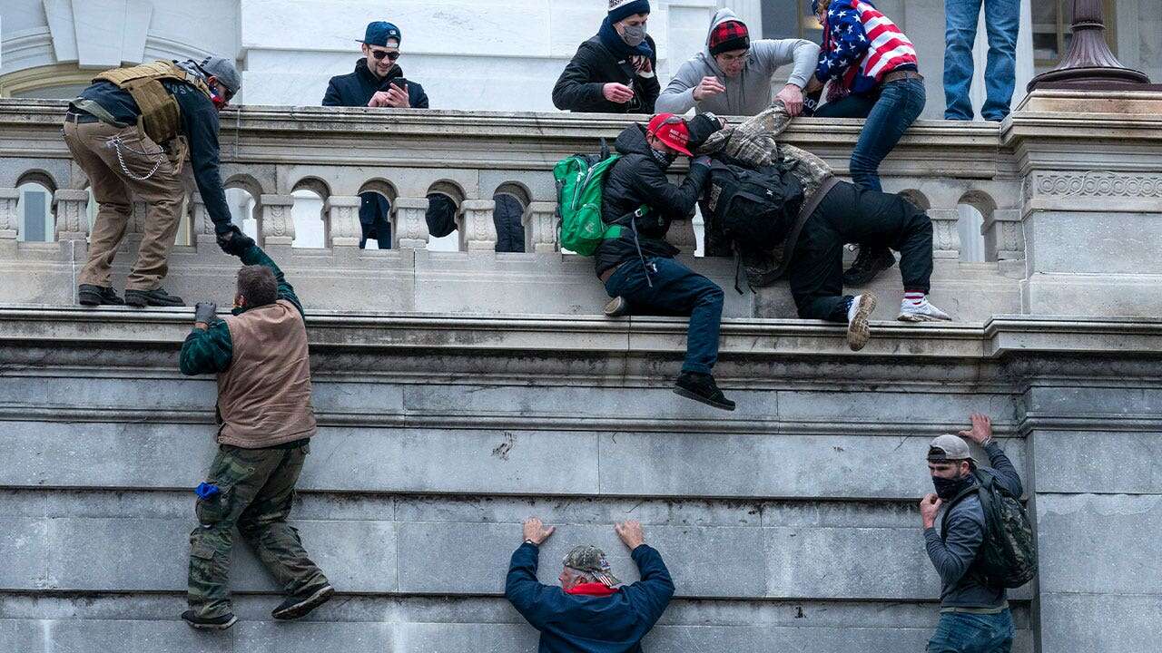 Idaho man who dangled from Senate balcony during Capitol protest sentenced to 15 months