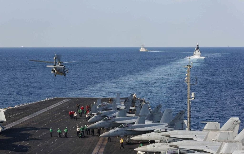 One crew member missing after US Navy helicopter makes emergency landing in Arabian Sea