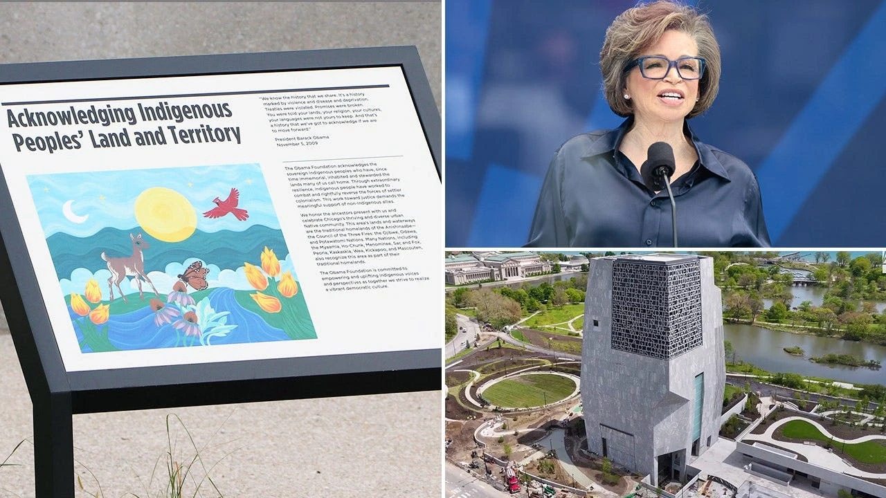 Obama Center embeds 'Indigenous' land message on controversial site
