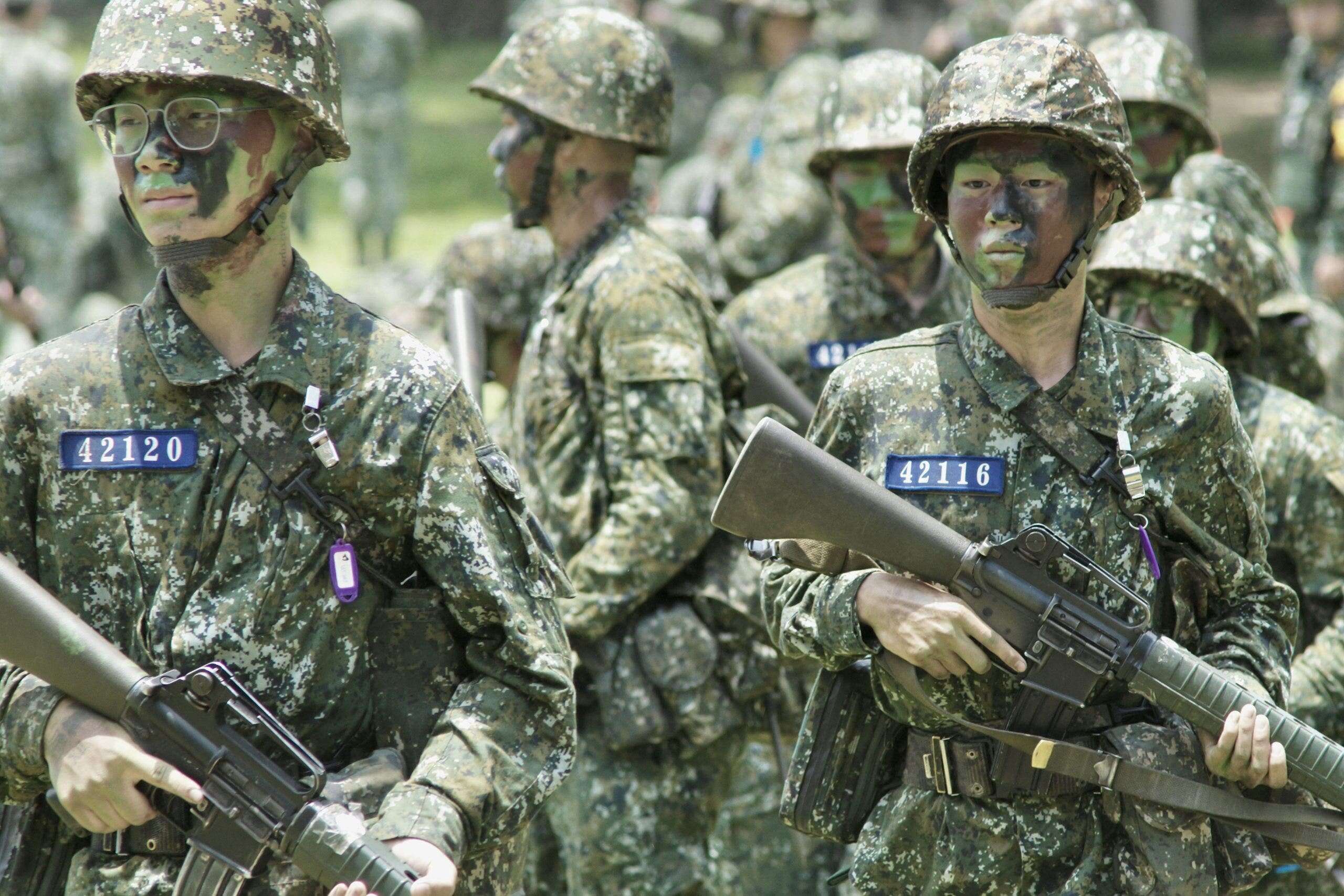 Taiwan’s volunteer military shrinks amid growing Chinese aggression