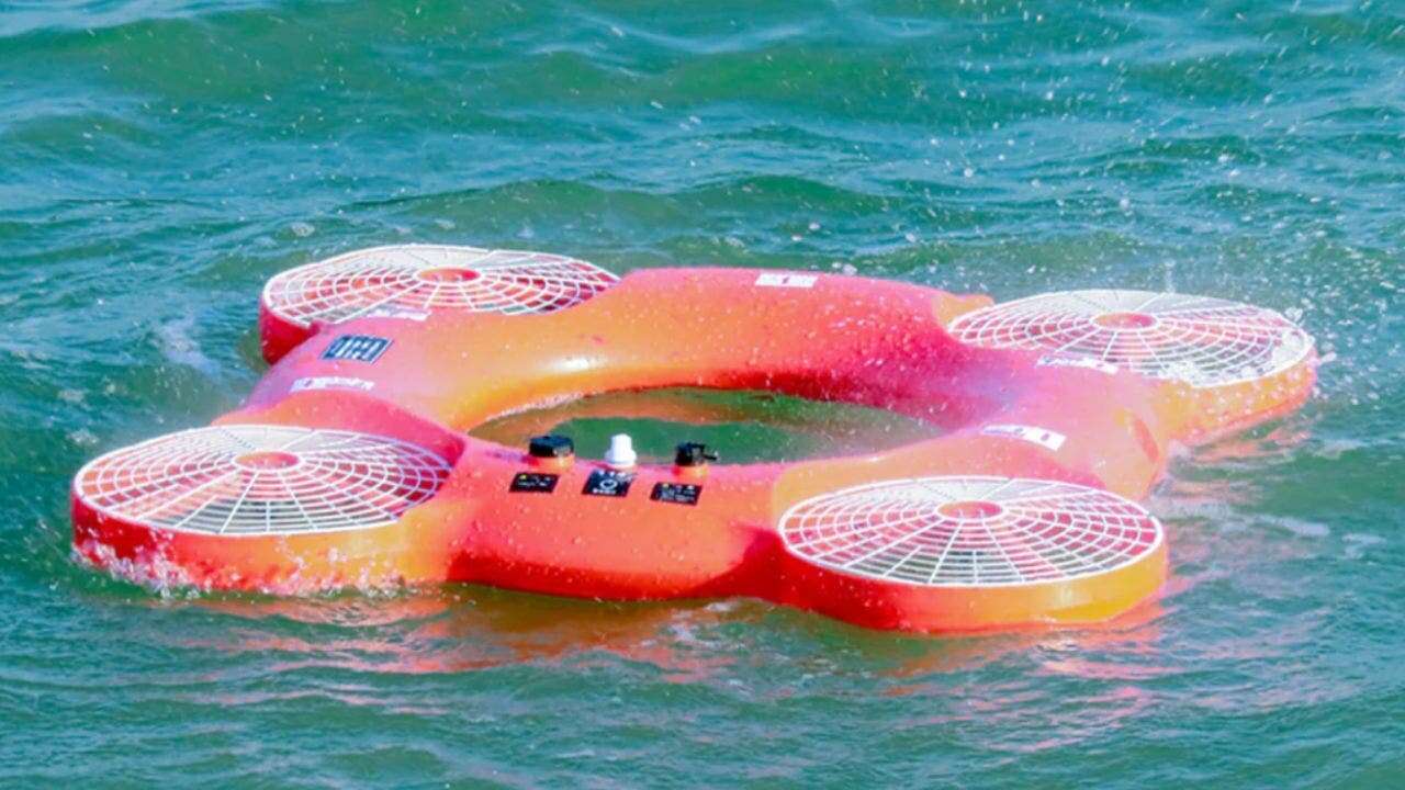 Rescue drone hits beaches designed to save lives as a flying lifebuoy