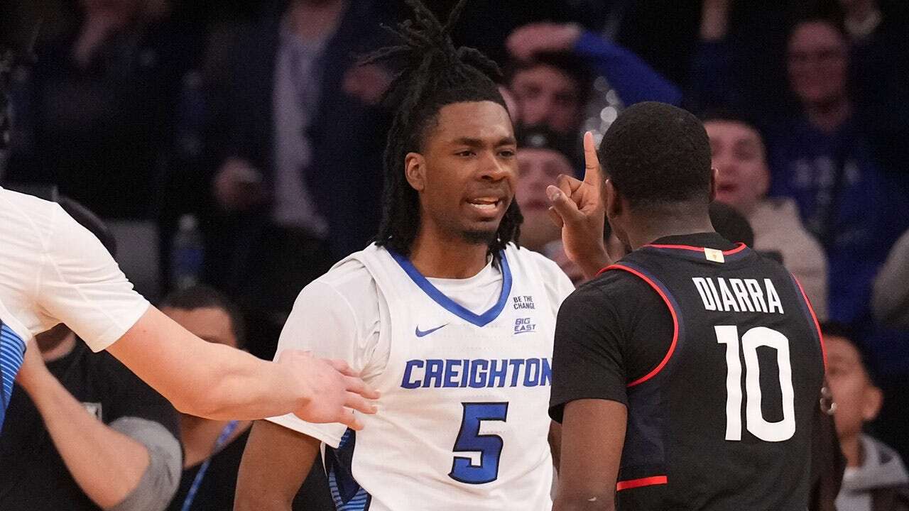 Creighton-UConn Big East semifinal game ends in scuffle over windmill dunk in final seconds