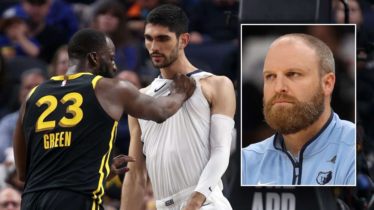 Grizzlies-Warriors scuffle involving Draymond Green sends coach Taylor Jenkins stumbling to the ground