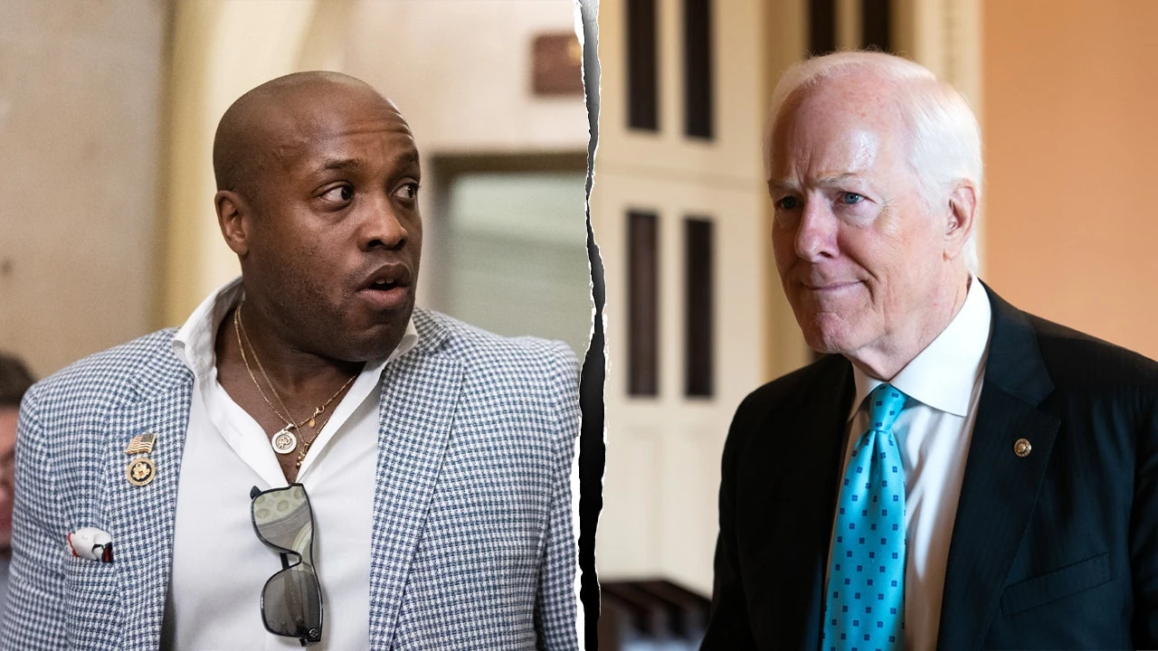 Trump’s shadow looms over Texas race as Hunt accuses Cornyn of betrayal