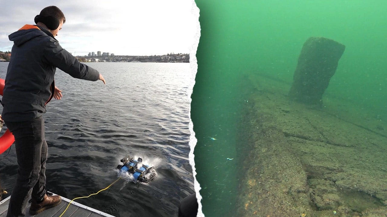 Underwater robotics expert reveals 'shipwreck city' hiding beneath major urban lake