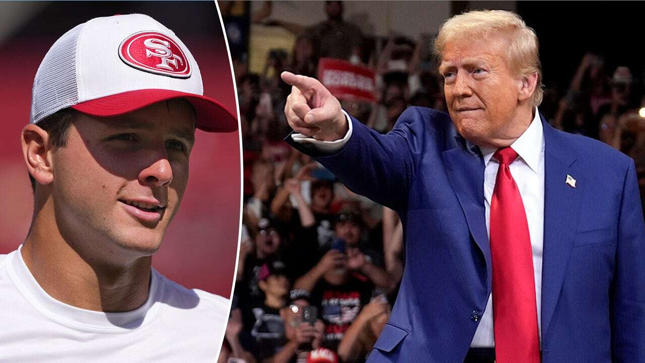 Trump praises Brock Purdy emerging as 49ers star after being drafted last: 'There's a little luck in sports'