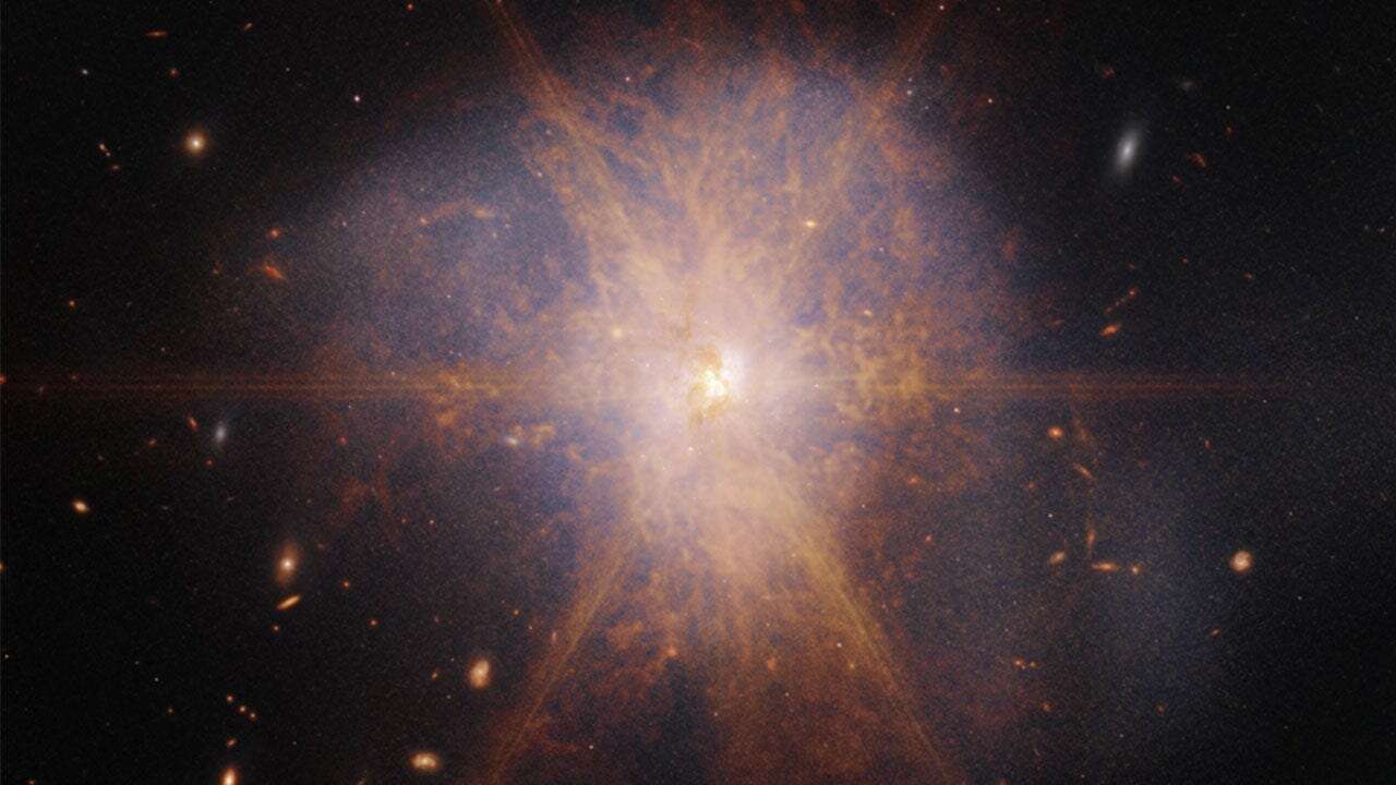 NASA's James Webb Space Telescope captures spectacular image of merging galaxies