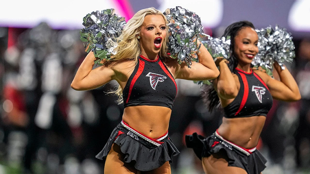 Atlanta Falcons cheerleaders during the 2025 NFL season