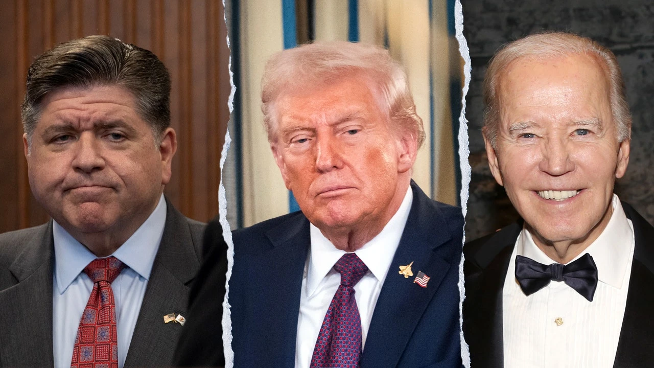 Pritzker hurls 'dementia' claim at Trump amid National Guard feud despite defending Biden's mental fitness