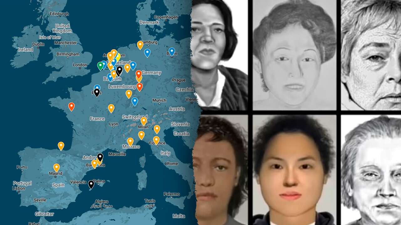 Interpol launches campaign to help solve 46 cold cases of women whose bodies were found in Europe