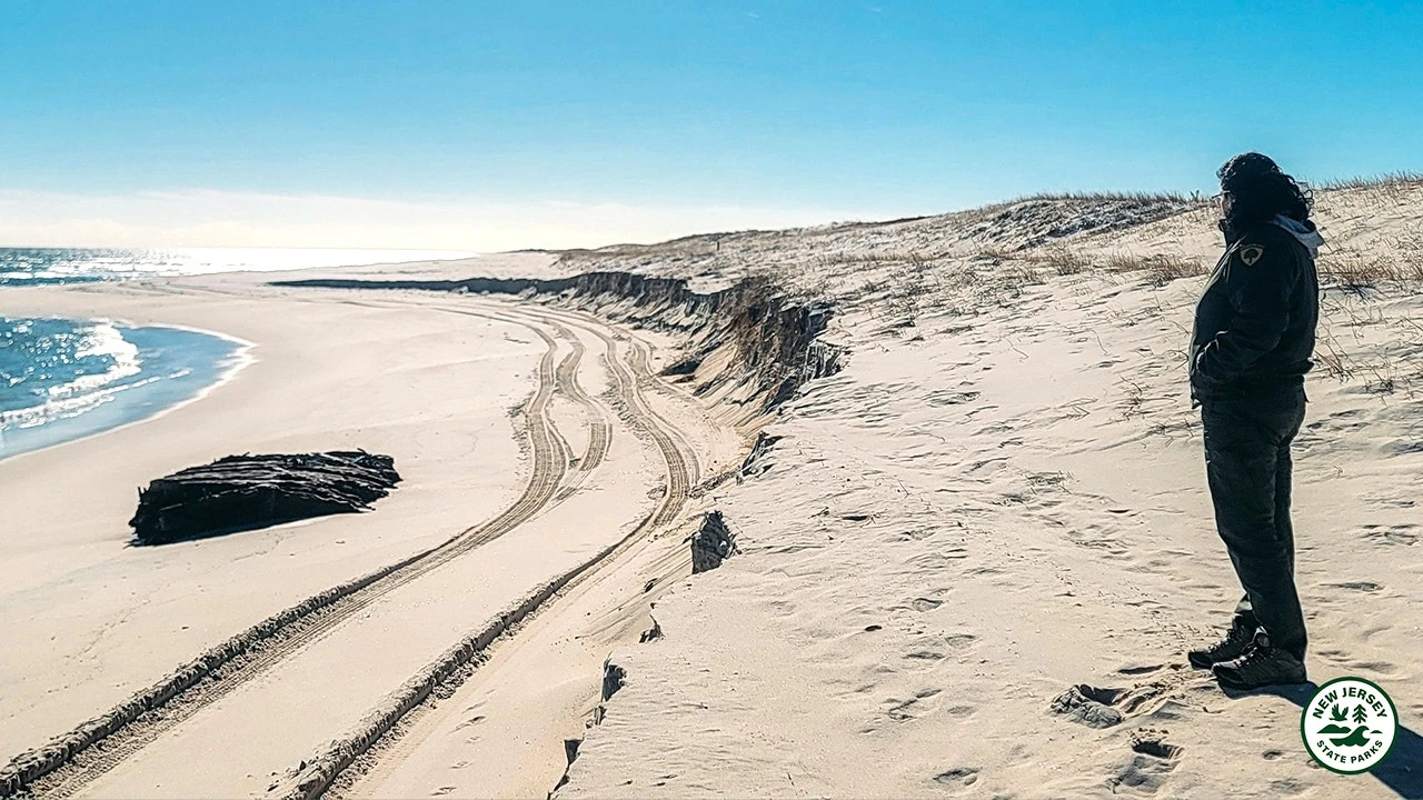 Long-lost shipwreck resurfaces on Jersey Shore as officials warn against disturbing the ruins