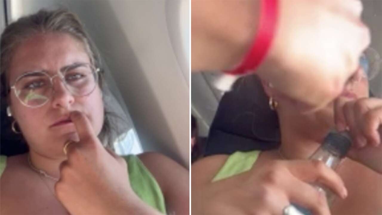 Airline passenger goes viral for recording neighbor's midflight photo attempts