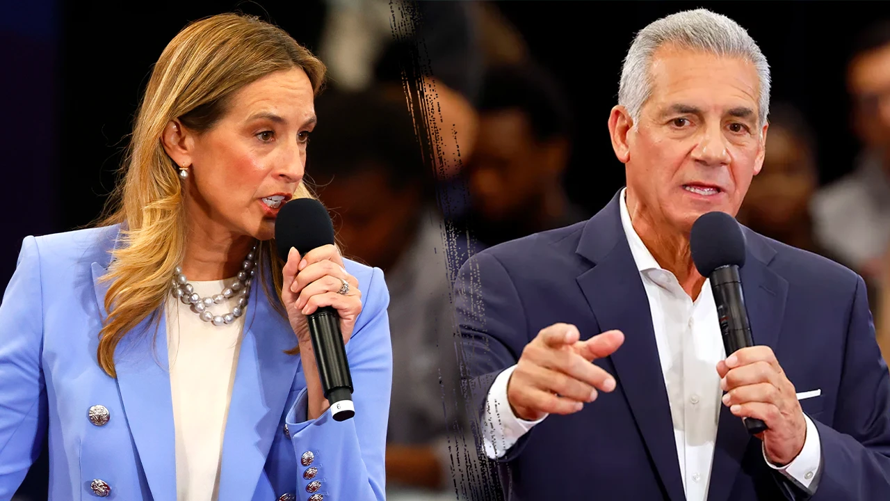 Blue state gubernatorial nominees trade barbs over crucial issue weeks ahead of Election Day