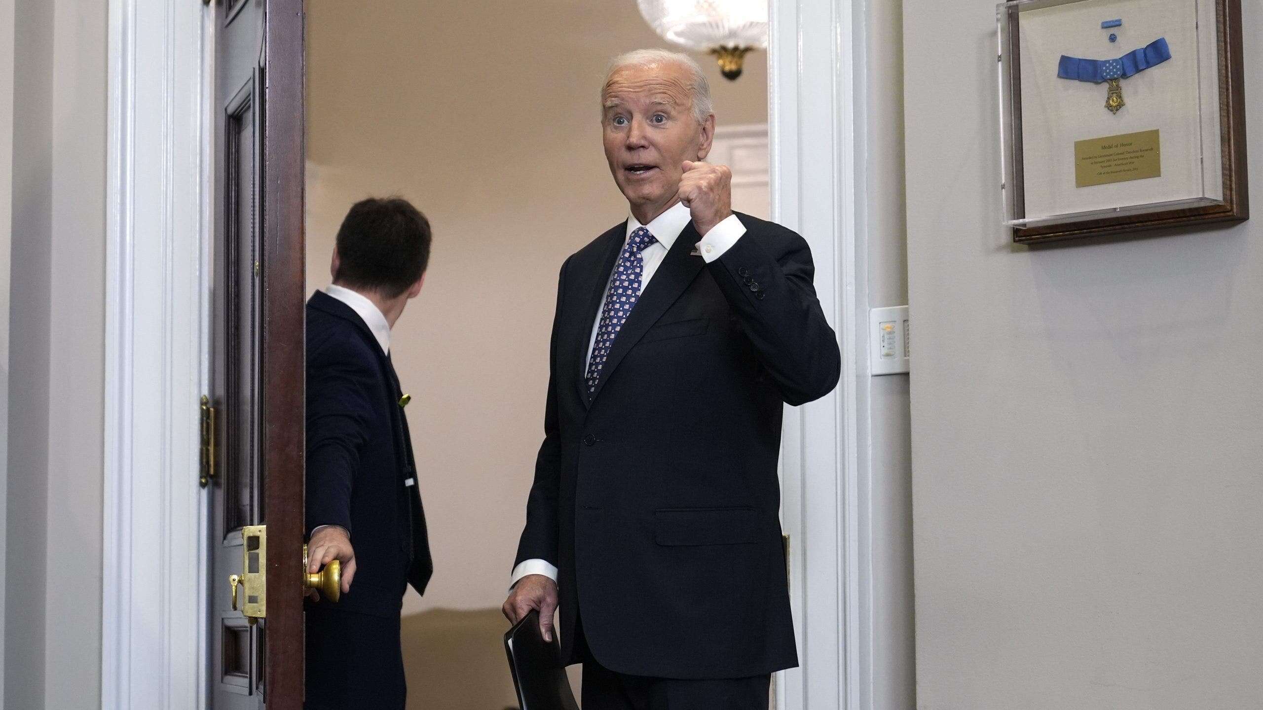 Biden gets defensive when pushed on who's 'commanding' Hurricane Helene response