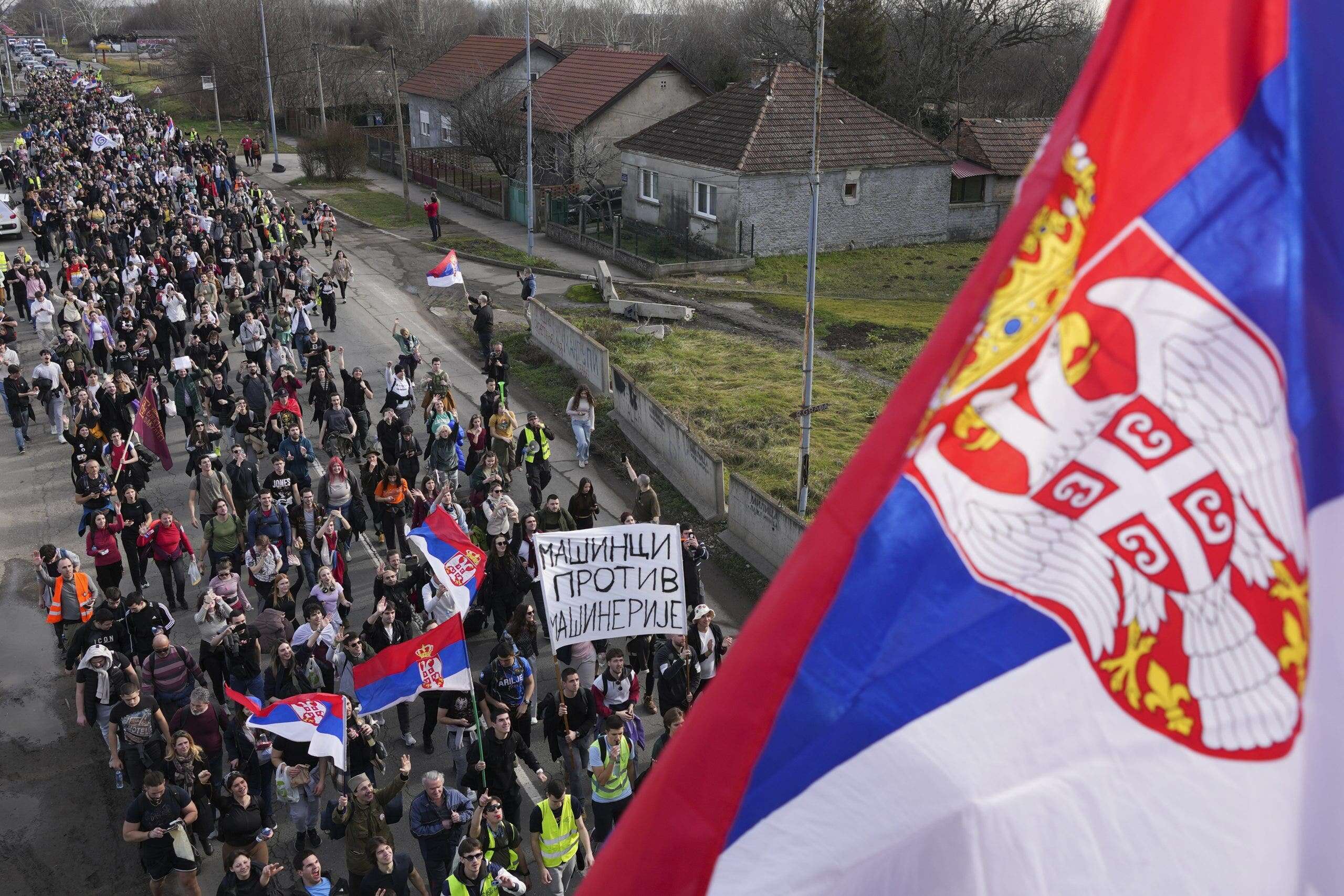 Serbia rocked by anti-corruption protests after construction tragedy