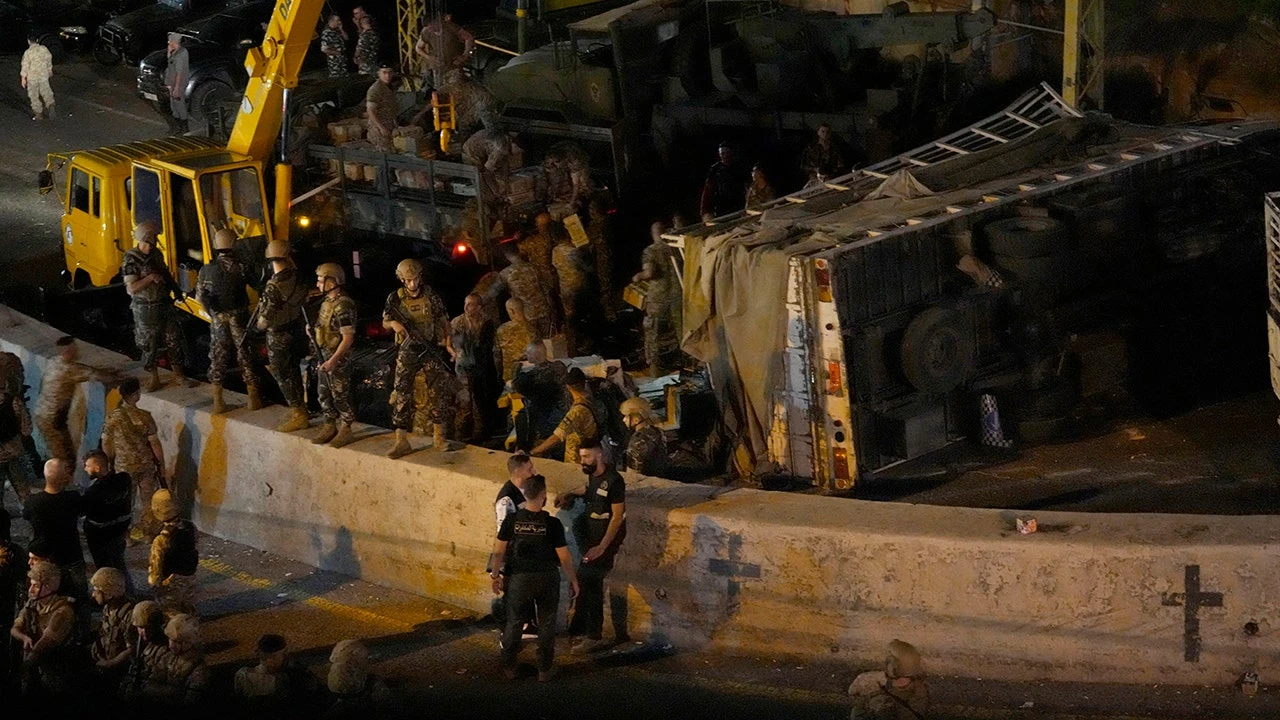 Vehicle of Lebanon's defense minister struck by gunshots near Beirut, no injuries reported