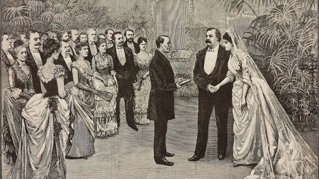 Grover Cleveland, Frances Folsom's wedding: The only U.S. president to marry inside the White House