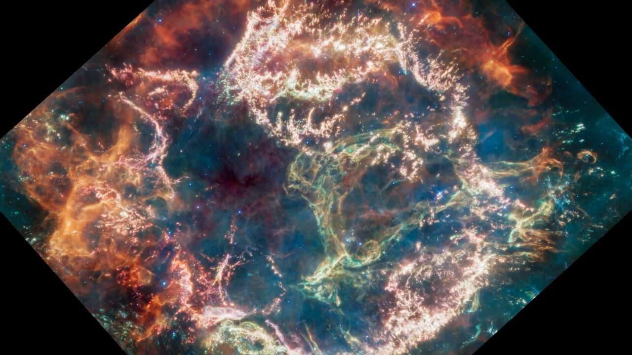 Webb Telescope uncovers new details in stunning image of supernova remnant